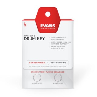 Foto 7 | Foto 7 | Cabezal Magnético Drum Key Evans Forjado A Presión Con Diseño Ergonómico - Venta Internacional.