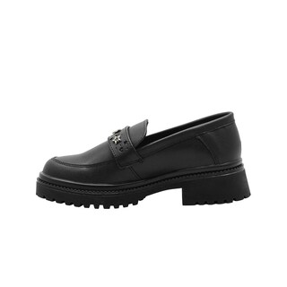 Foto 2 | Foto 2 | Mocasín Escolar Para Niña Casual De Piel Super Cómodos 18-25.5 Negro