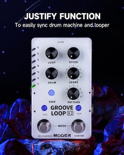 Foto 3 | Foto 3 | Pedal Looper Mooer Groove Looper X2 140 Min Con Caja De Ritmos - Venta Internacional.