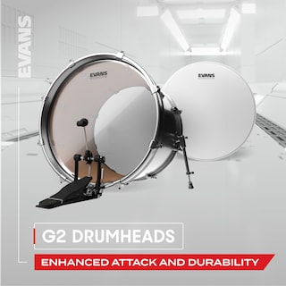 Foto 3 | Foto 3 | Paquete Estándar Transparente Evans G2 De Drum Heads (30 33 40) + 35 Hd Dry Snare - Venta Internacional.