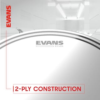 Foto 4 | Foto 4 | Drum Heads Evans Ec2s Clear Fusion Tompack (25 Cm 30 Cm 35 Cm) - Venta Internacional.