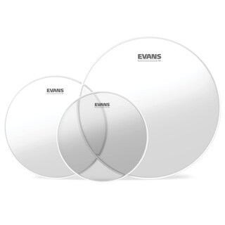Foto 1 | Foto 1 | Tompack Drum Heads Evans G1 Clear Fusion (25 Cm  30 Cm  35 Cm) - Venta Internacional.