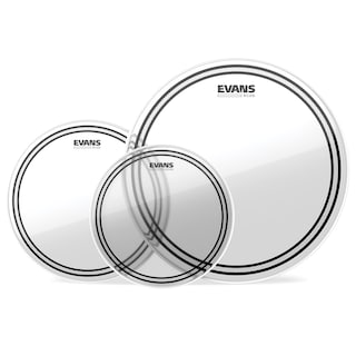 Foto 1 | Foto 1 | Drum Heads Evans Ec2s Clear Rock Tompack (25 Cm 30 Cm 40 Cm) - Venta Internacional.