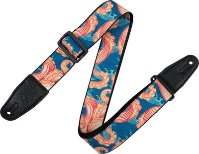 Foto 1 | Foto 1 | Correa De Guitarra Levy's Leathers De Poliéster Con Extremos De Piel Auténtica - Venta Internacional.