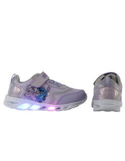 Foto 5 | Foto 5 | Tenis Luces Led Stitch Y Angel Morados Disney Confort Ligeros Velcro