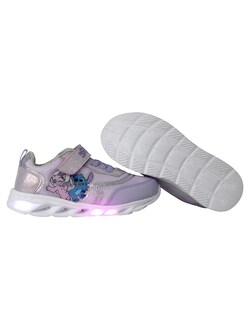 Foto 6 | Foto 6 | Tenis Luces Led Stitch Y Angel Morados Disney Confort Ligeros Velcro