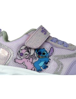 Foto 7 | Foto 7 | Tenis Luces Led Stitch Y Angel Morados Disney Confort Ligeros Velcro