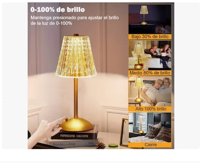 Foto 4 | Foto 4 | Lampara Recargable Led Lights Buro Decorativa Luz De Noche