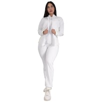 Uniforme Quirúrgico Dama Conjunto 3 Pzs Blanco Sea Brazil