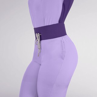 Foto 3 | Foto 3 | Uniforme Quirúrgico Dama Antifluido Semi Campana Morado Claro Sea Brazil