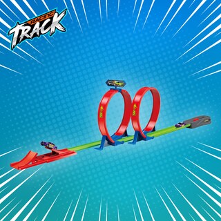 Foto 2 | Foto 2 | Pista De Juguete De Carros Con Doble Loop 360° Y Rampa De Velocidad