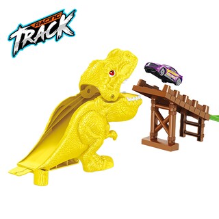 Foto 2 | Foto 2 | Pista De Juguete De Carreras Con Dinosaurio Y Doble Loop De Velocidad + 1 Vehiculo De Juguete