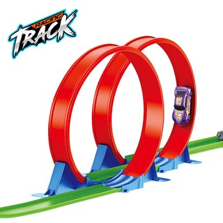 Foto 3 | Foto 3 | Pista De Juguete De Carreras Con Dinosaurio Y Doble Loop De Velocidad + 1 Vehiculo De Juguete