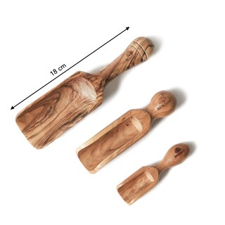 Foto 3 | Foto 3 | Cuchara De Madera Para Botes Madera De Olivo 18 Cm Hecha A Mano - Venta Internacional.