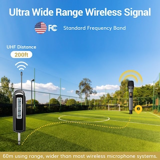 Foto 3 | Foto 3 | Micrófonos Inalámbricos Tonor 4 Tw361 De 200 Pies De Alcance Con Receptor - Venta Internacional.