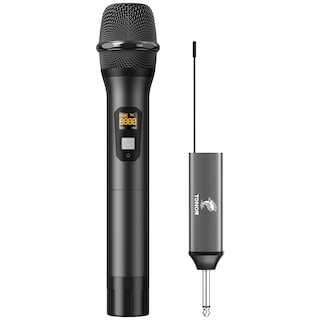 Foto 1 | Foto 1 | Micrófono Inalámbrico Tonor Tw620 Uhf De Metal Recargable Negro - Venta Internacional.