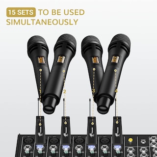 Foto 7 | Foto 7 | Micrófono Inalámbrico Tonor Tw310 Negro Uhf Portátil Con Receptor - Venta Internacional.