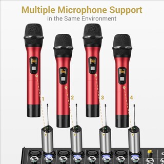 Foto 7 | Foto 7 | Micrófonos Inalámbricos Tonor Tw620 Dual Uhf De Metal Inalámbricos - Venta Internacional.