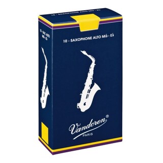 Foto 1 | Foto 1 | Cañas Para Saxofón Alto Vandoren Traditional Grosor 3.5 (x10) - Venta Internacional.
