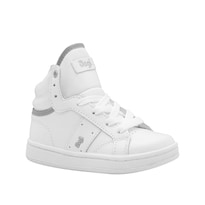 Tenis Bota Escolar Dogi de Piel para Niño