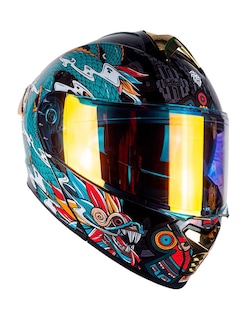 Foto 2 | Foto 2 | Casco para Motociclista Kov Verde Abatible