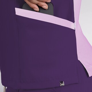 Foto 8 | Foto 8 | Uniforme Quirúrgico Dama Antifluido Semi Campana Morado Sea Brazil