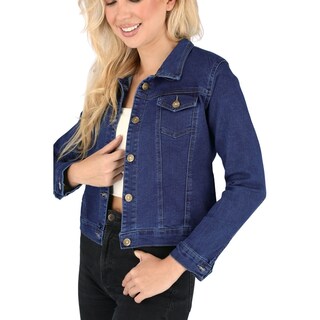 Foto 3 | Foto 3 | Chamarra Mezclilla Savage Monkey Azul Marino Para Mujer