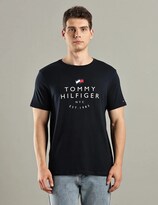 Playera de Cuello Redondo Azul Oscuro Tommy Hilfiger para Hombre