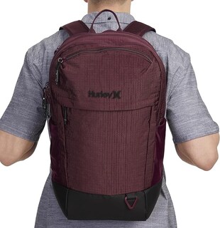 Foto 2 | Foto 2 | Mochila Hurley Peak Backpack Escolar Urbana Resistente Multi Bolsillos Compartimiento Para Laptop Unisex