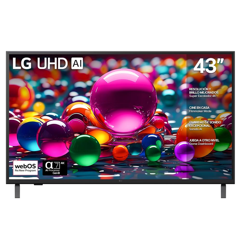 Pantalla LG 43 Pulgadas Uhd Ai Ua75 4k Smart Tv 2025