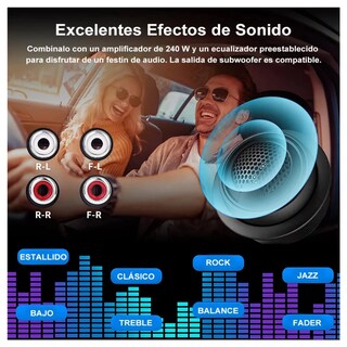Foto 4 | Foto 4 | Auto Estereo Lab.g Coche Reproductor Mp3 Radio Con Bt Aux Usb Sd Negro