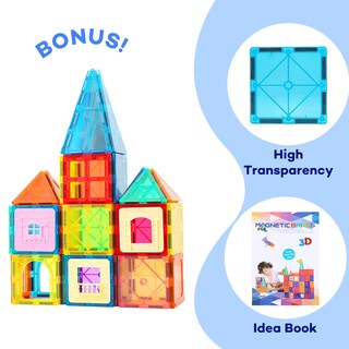 Foto 6 | Foto 6 | Juego De 30 Piezas De Azulejos Magnéticos Para Construcción Anbalulu Para Niños Mayores De 3 Años - Venta Internacional.
