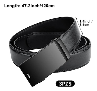 Foto 5 | Foto 5 | Cinturon para Hombres Belug 3 Piezas