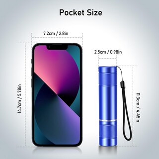 Foto 6 | Foto 6 | Linterna Recargable Blukar 2000 L Altos Lúmenes 1800 Mah Azul - Venta Internacional.