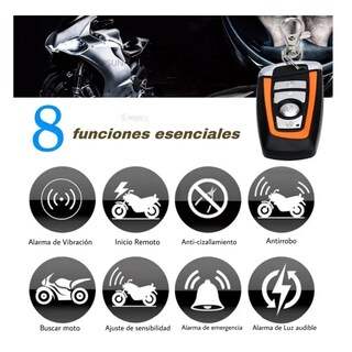 Foto 2 | Foto 2 | Alarma Arranque Lab.g Control Remoto Para Moto Seguridad Antirrobo Negro