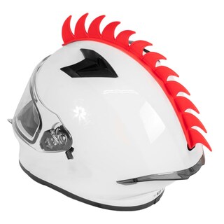 Foto 2 | Foto 2 | Cuernos Adorno Mohicano Para Cascos Motos Rojo Kinlley