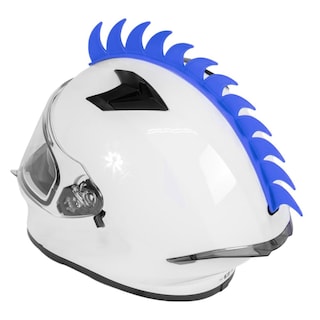 Foto 2 | Foto 2 | Cuernos Adorno Mohicano Para Cascos Motos Azul Kinlley