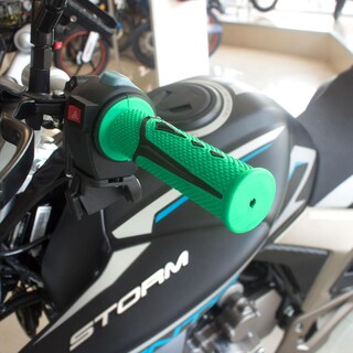 Foto 5 | Foto 5 | Jgo Puños Verde Para Moto Motocicleta Universal Kinlley