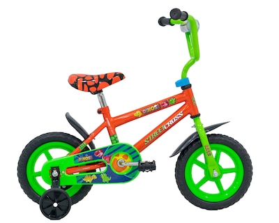 Foto 1 | Foto 1 | Bicicleta Veloci Street Cross Dinos Eva Rodada 12 Naranja Infantil