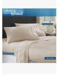 Foto 5 | Foto 5 | Juego De Sábanas Matrimoniales Melocotton - Color Blanco - Tacto Algodón 1800 Hilos Microfibra Grabada Ultra Suave Hipoaler