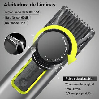 Foto 4 | Foto 4 | Rasuradora Recargable con Accesorios