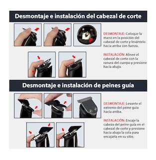 Foto 4 | Foto 4 | Maquina para Cortar Cabello Belug con Accesorios