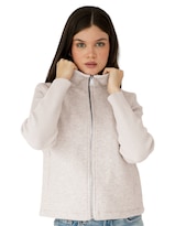 Chamarra Mujer Manga Larga Elastica Con Cierre