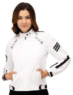 Foto 2 | Foto 2 | Chamarra Mujer Biker Con Protección Espalda Y Codos