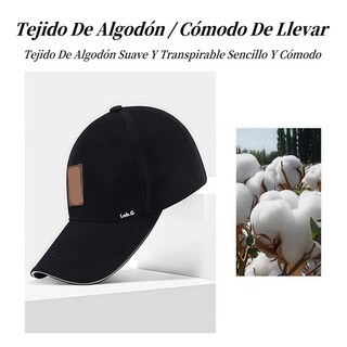 Foto 4 | Foto 4 | Gorra De Béisbol Lab.g Cómoda Para Deportes Al Aire Libre Negro