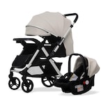 Carriola Con Portabebé Unyotons K8 Beige Reversible