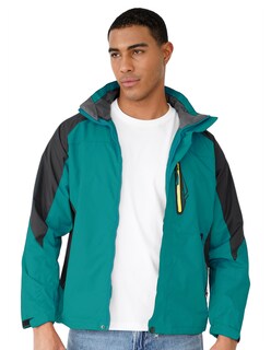 Foto 1 | Foto 1 | Chamarra Unisex Impermeable Gorro Desmontable Doble Cierre