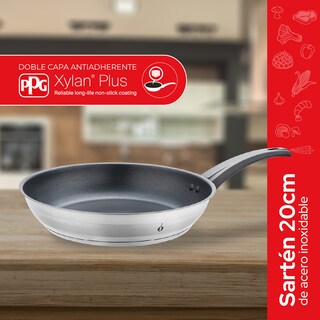 Foto 2 | Foto 2 | Sartén Acero Inoxidable Cookit 20cm Antiadherente Cfp20