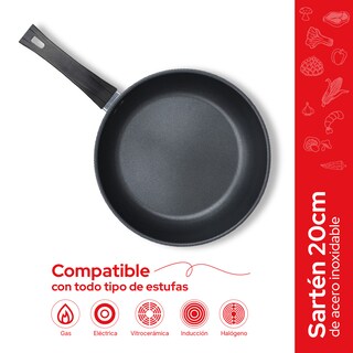 Foto 5 | Foto 5 | Sartén Acero Inoxidable Cookit 20cm Antiadherente Cfp20