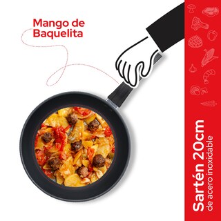 Foto 6 | Foto 6 | Sartén Acero Inoxidable Cookit 20cm Antiadherente Cfp20